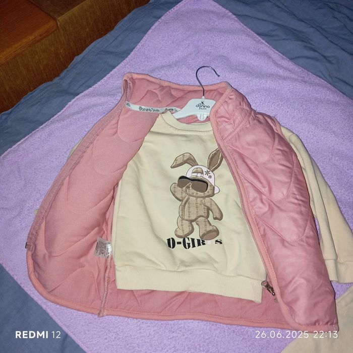 Спортивний теплий костюм 2 рочки, 86-92 см