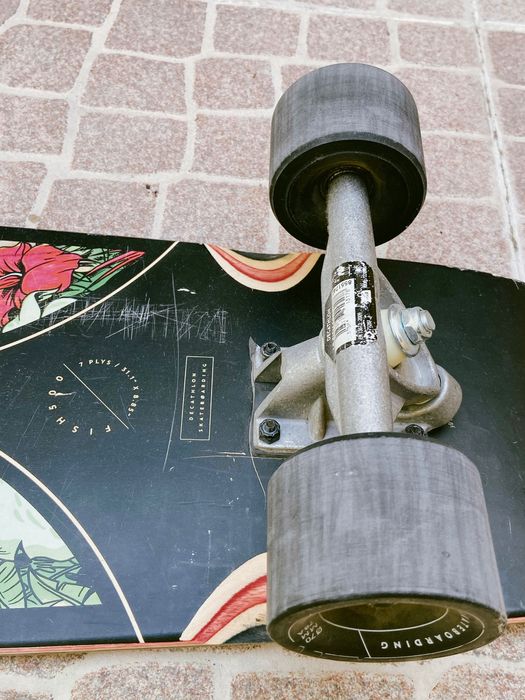 Skate Longboard FISH 500 Preto