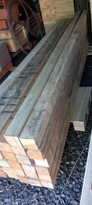 Drewniane kantówki 7x7 cm długość 240 cm altana płot altana
