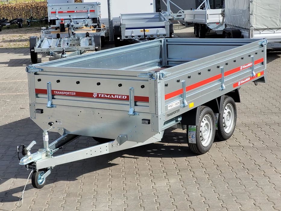 Temared Dostawa! Przyczepa Platforma Wym. 304X153x30 Transporter