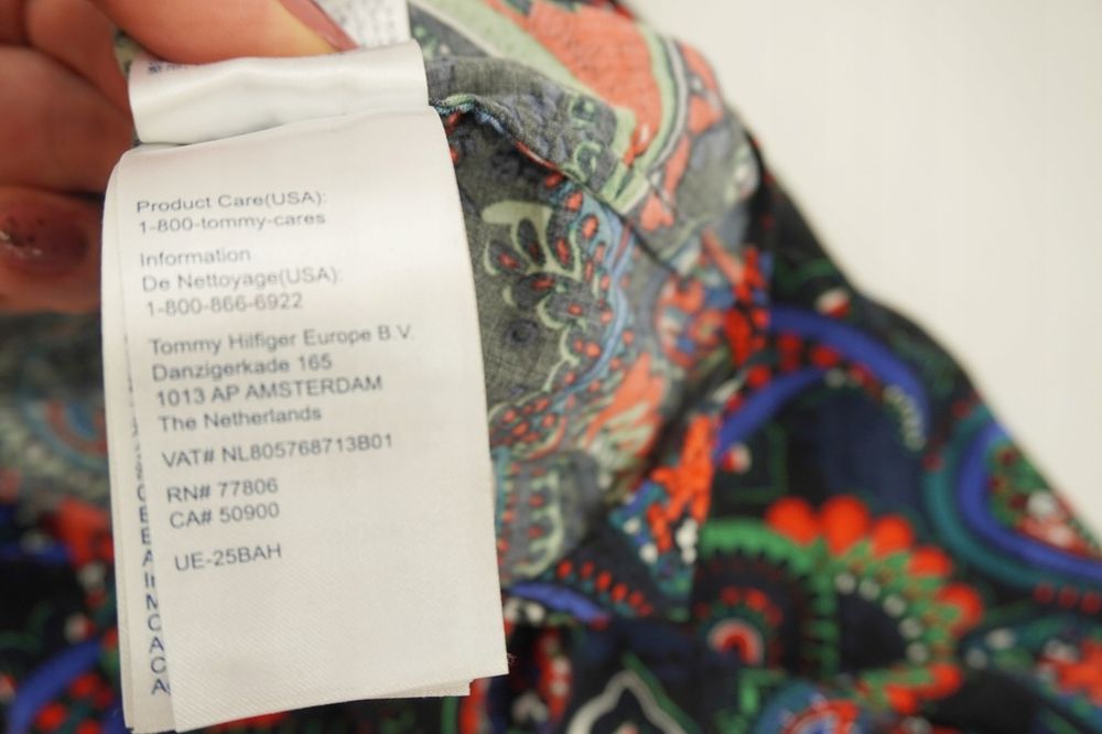O85 damska koszula Tommy Hilfiger print boho wzór M 38