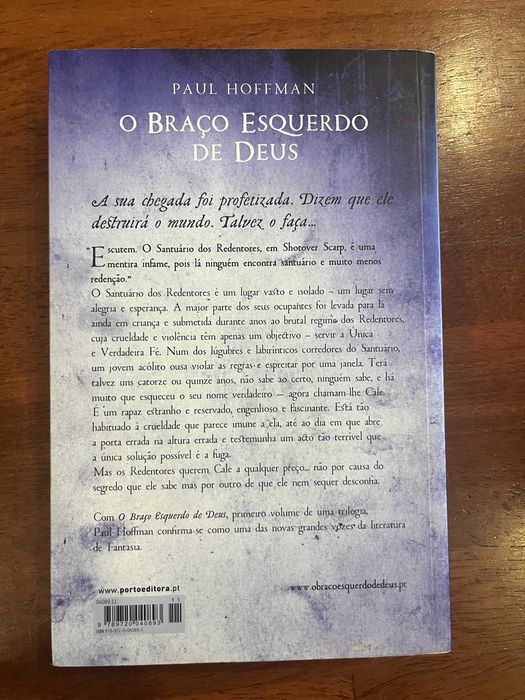 Livro O Braço Esquerdo de Deus, Paul Hoffman