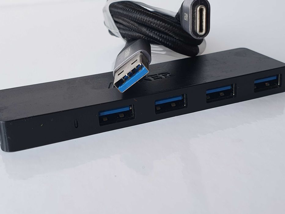 Концентратор  USB 3.0 Hub, 4Pro iMac Anker A7516 кабель Aukey