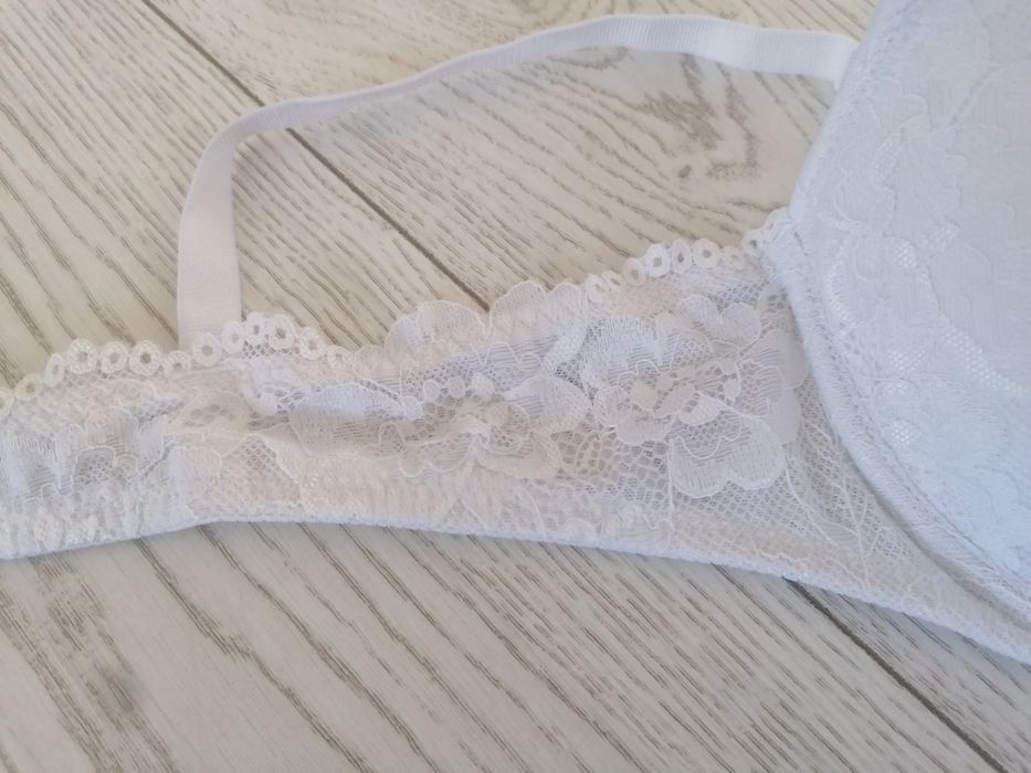 Biały biustonosz Janina 75 B 36 s