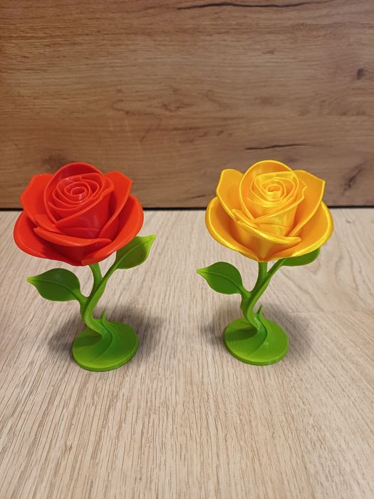 Bardzo ładna Róża z druku 3d