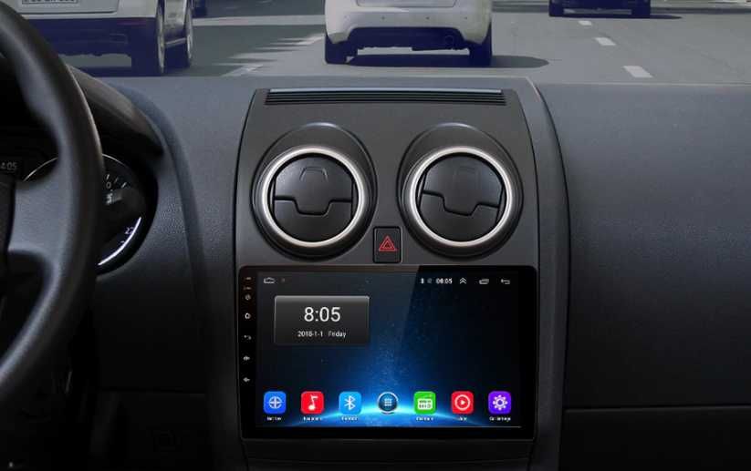 Rádio Nissan Qashqai - Android 13  – 2 DIN GPS WIFI - Novo Garantia
