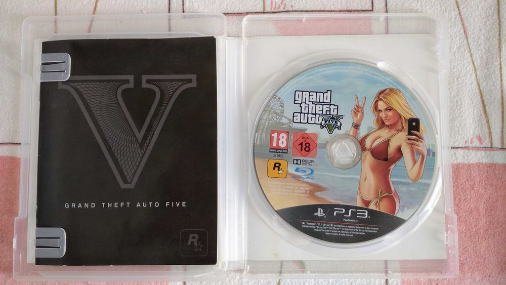Jogo GTA Five para PlayStation 3.