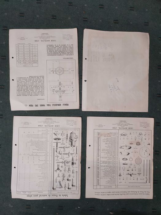 12 catálogo antigos Pulverizadores Hipólito - Anos 50