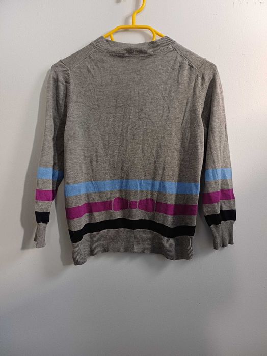 Sweter szary rozpinany, krótszy HOBBS r. M
