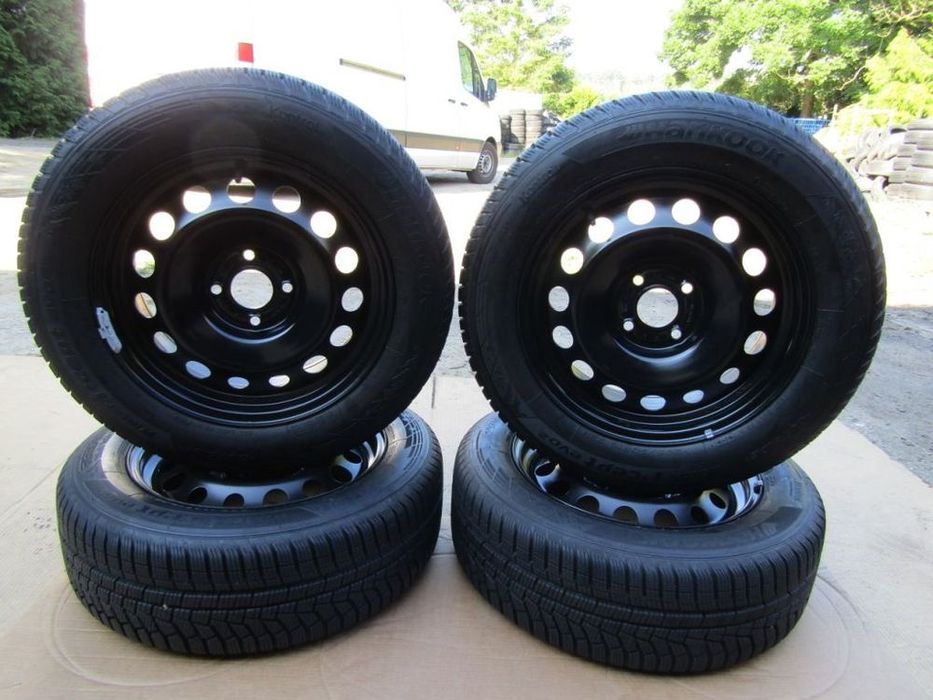 4x felgi koła 16 ford B-MAX Fiesta MK7 MK8 EcoSport + Opony 205/60 16 Zimowe + czujniki TPMS