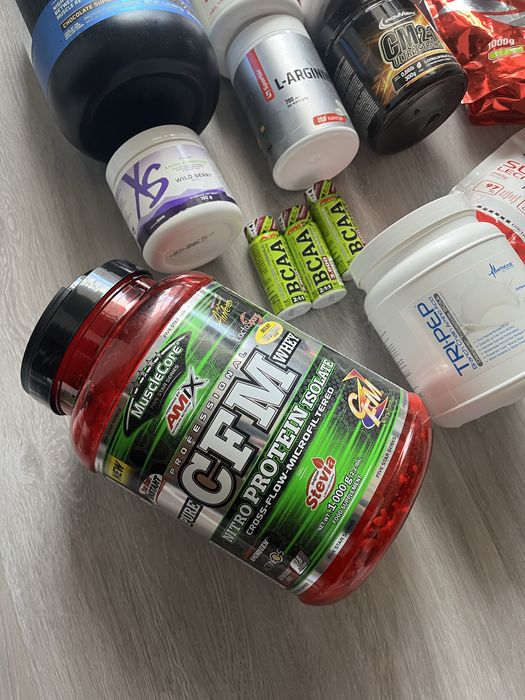 Спортивне харчування та добавки: протеїн, BCAA, передтрен, вітаміни
