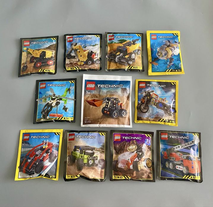 LEGO TECHNIC 412401, 30710, 412505, 412502, 412506, 412504
