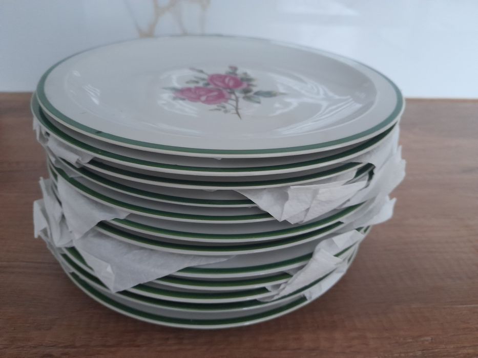 Talerze płytkie 12 szt