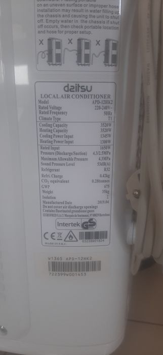 Ar condicionado portátil como novo