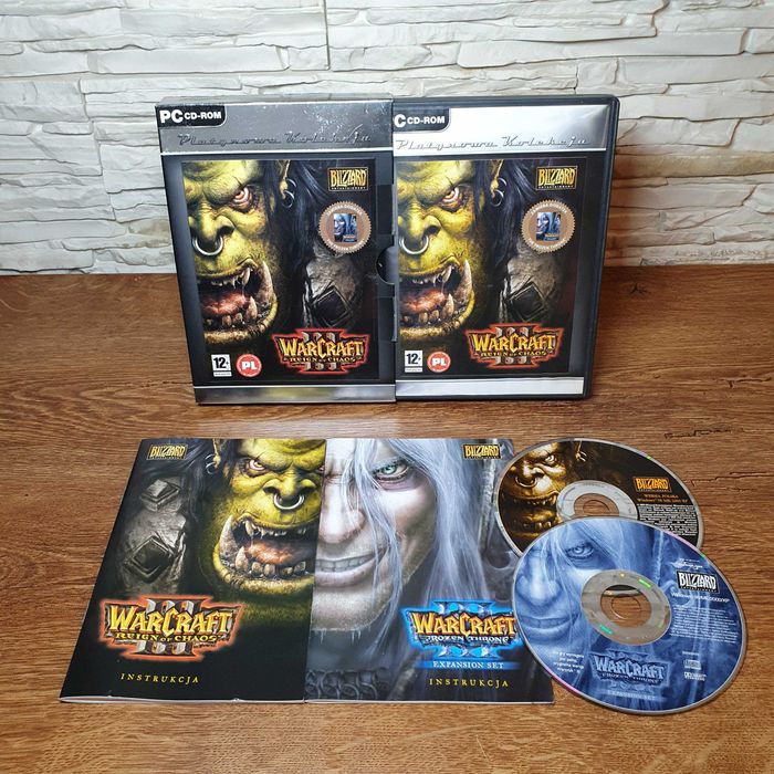 WARCRAFT III 3 Reign of Chaos + FROZEN THRONE - Platynowa Kolekcja PL