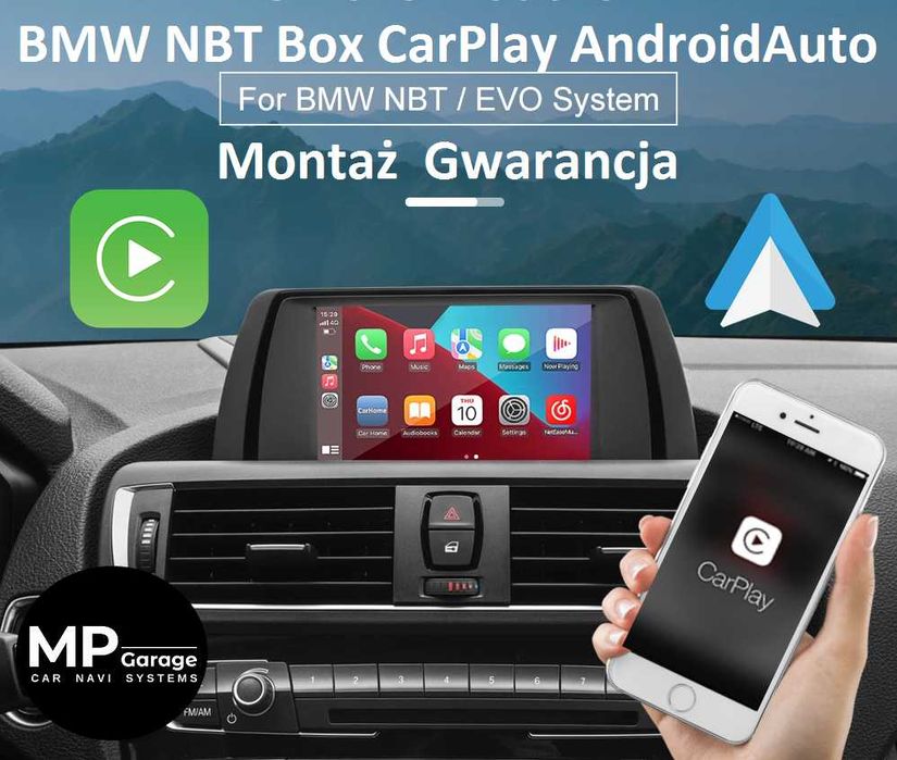 BMW  NBT  Box Apple CarPlay AndroidAuto Montaż Gwarancja F-VAT