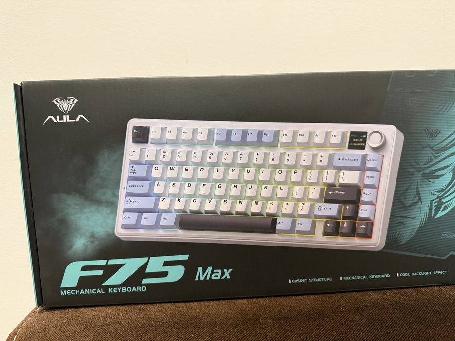 Клавіатура AULA F75 MAX сіра