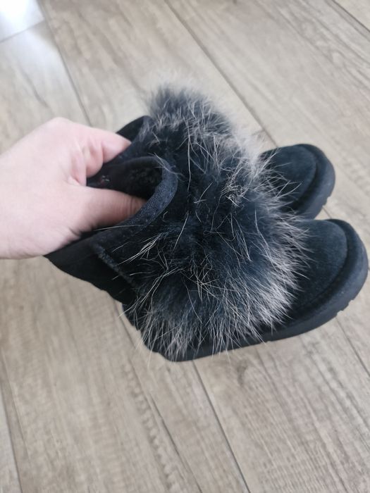 Угги дитячі чорні 26 розмір, сапожки, ботінки черевики теплі сапожки,