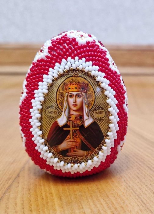 Великоднє яйце з бісеру