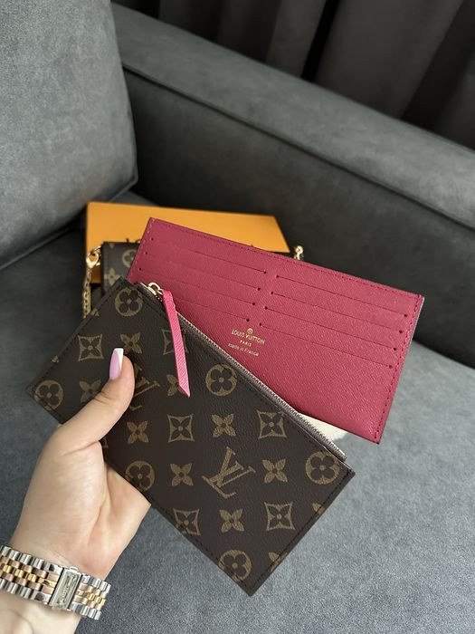 Сумка клатч шкіряна в стилі Louis Vuitton Pochette Felicie, луі вітон