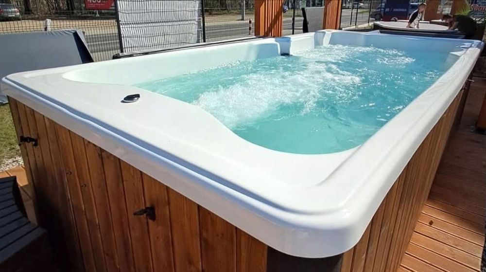 Basen wolnostojący Jacuzzi Basen ogrodowy domowy SWIMSPA KONGO 476x225