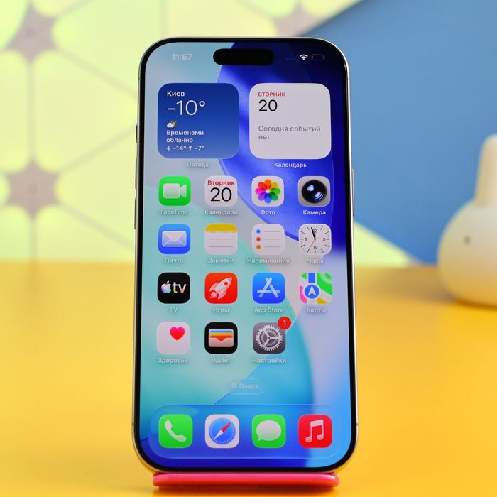 Смартфон Apple iPhone 16 Pro 128GB Natural (156083) Б/У З ГАРАНТІЄЮ