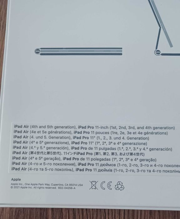 Apple iPad Pro/iPad Air Magic Keyboard Czarny (MXQT2Z/A)