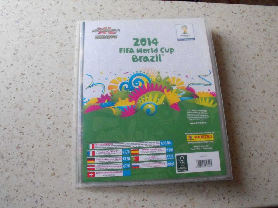 PANINI XL ADRENALYN FIFA WORLD CUP Brasil 2014 album kolekcjonera NOWY