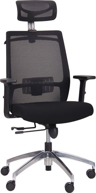 Крісло компьютерне офісне чорне AMF