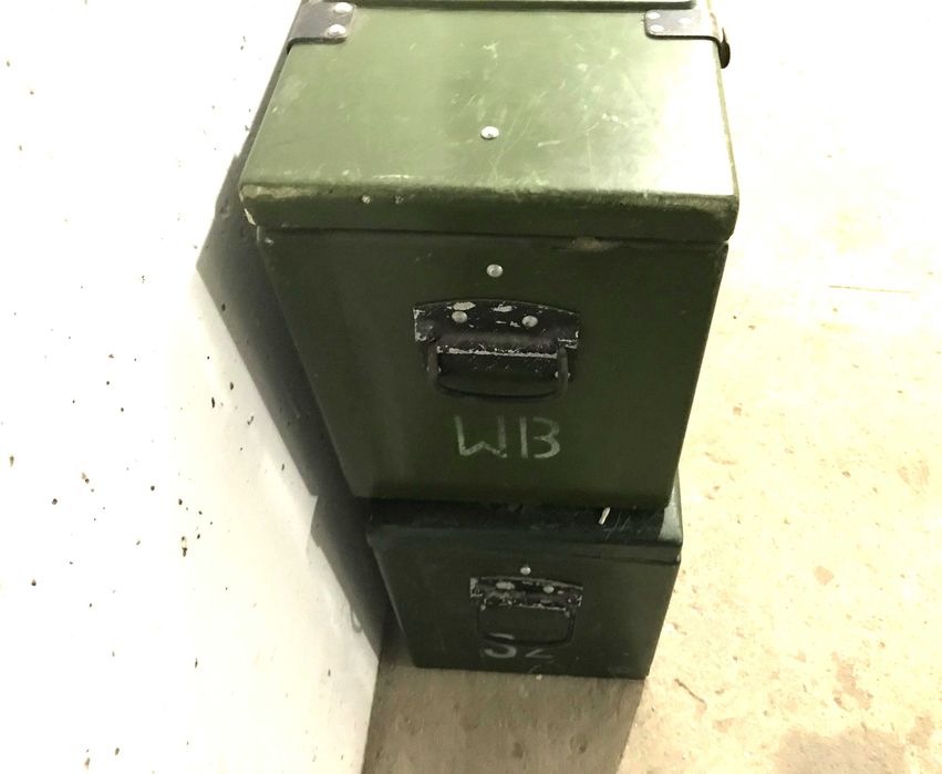 Wojskowa Skrzynia Medyczna kontener transportowy.