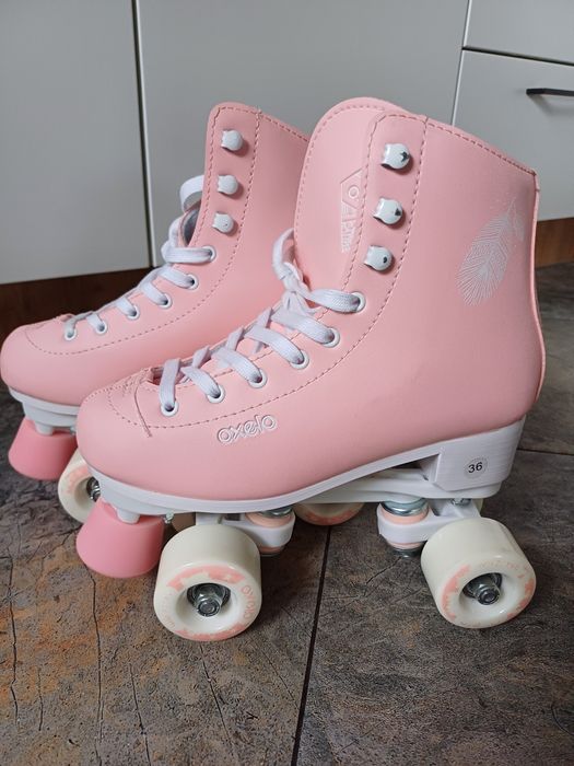 Wrotki r 36 + zestaw ochraniaczy firmy Oxelo