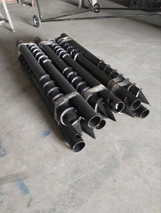 Гвинтові палі від виробника. Сваи винтовые. Геошурупы.Наконечники