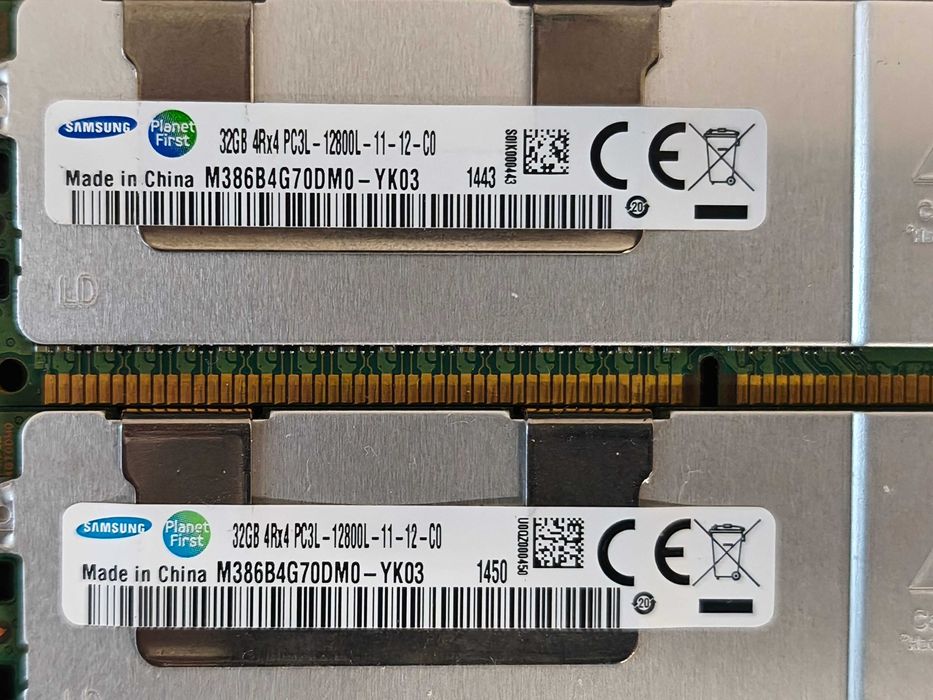 ОЗУ Samsung 32GB ECC Reg DDR3 1600 PC3L-12800L серверная память