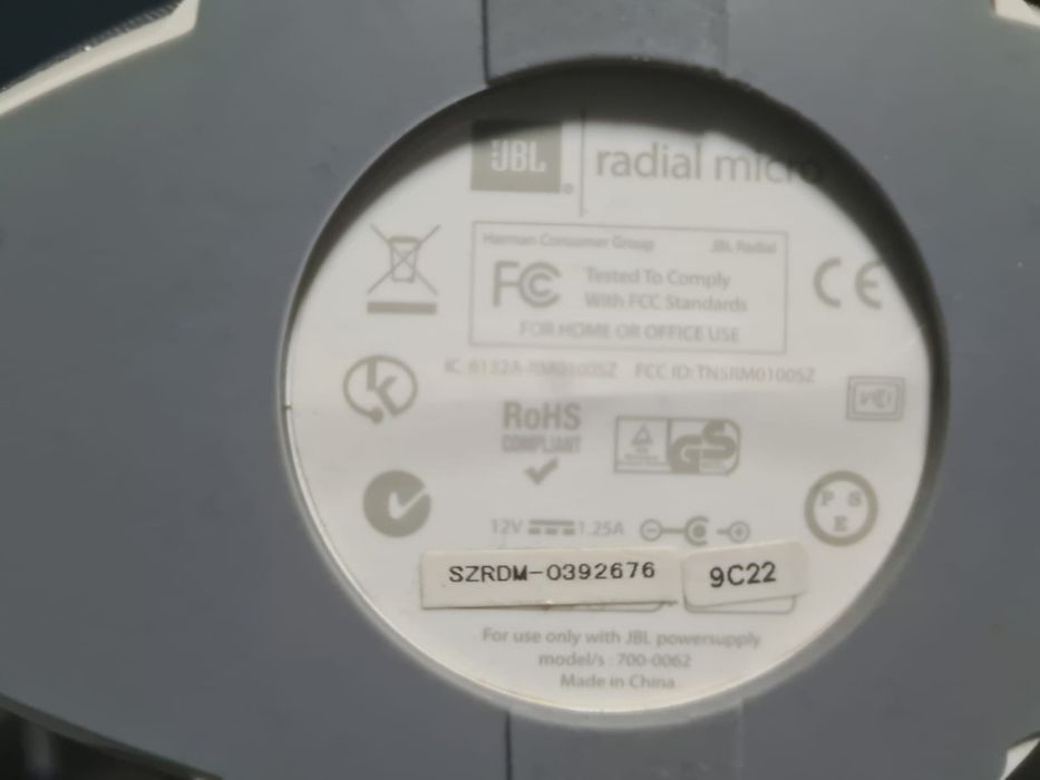 Coluna JBL dock station