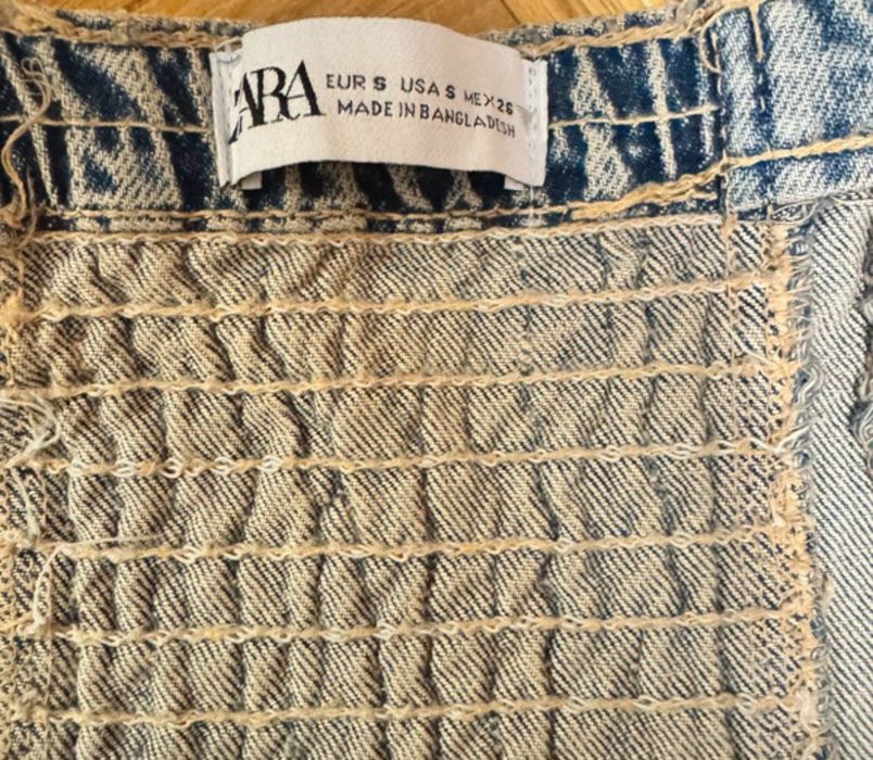 Kombinezon jeansowy zara.