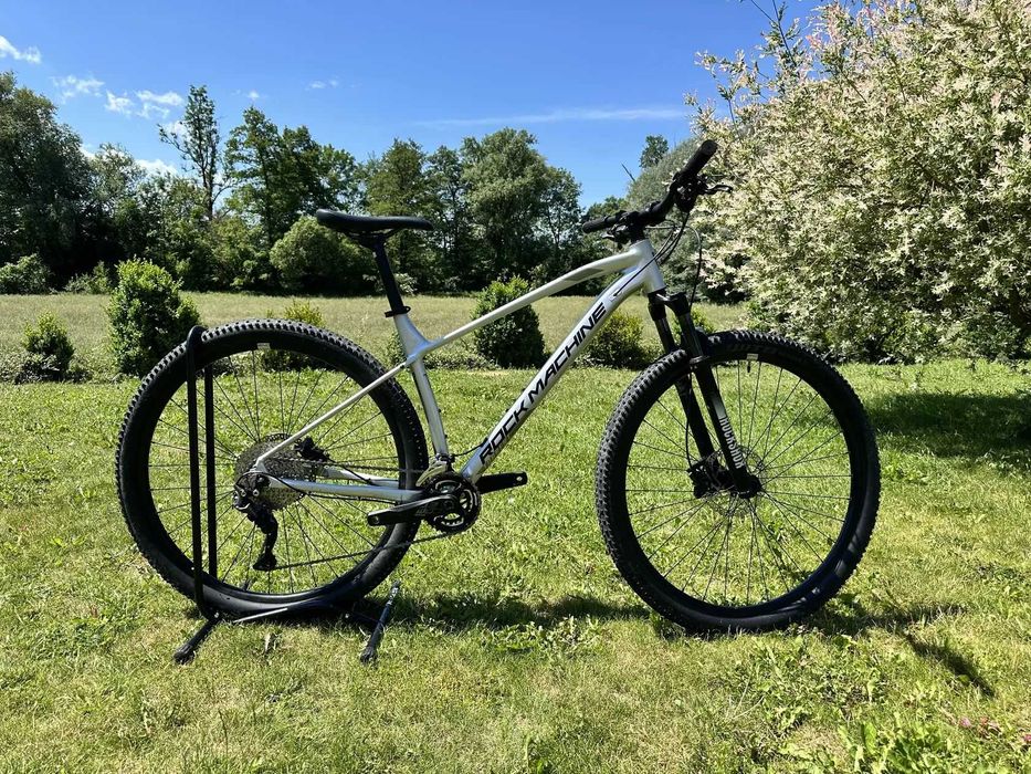 Rower MTB RockMachine dla wysokich; rama 23 cale; koła 29 cali