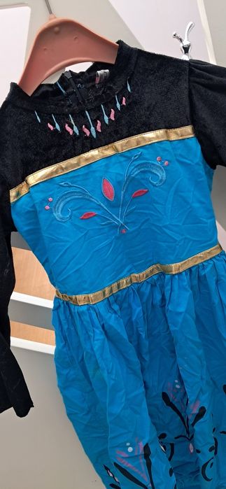 strój kostium przebranie sukienka Anna Kraina Lodu Frozen