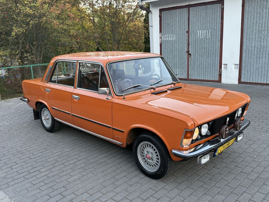 Śliczny Klasyk PRL Fiat 125p licencja szkrzynia 4