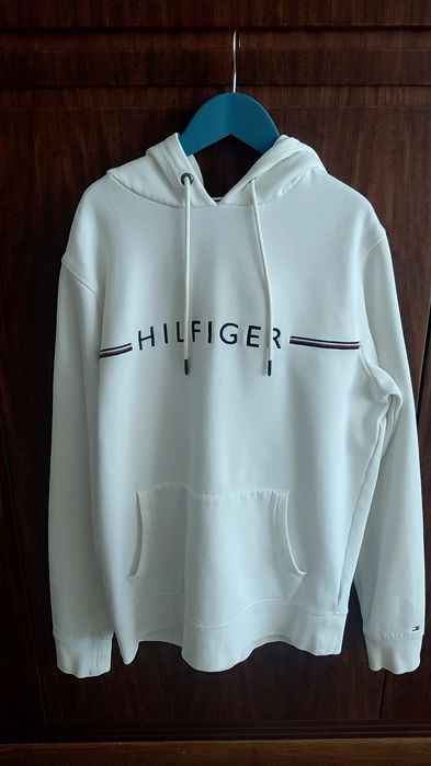 Tommy Hilfiger- White Hoodie (Size M)