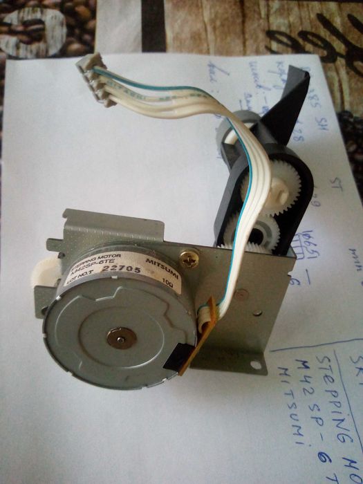 Набір мікро двигуни принтер, DVD приводів та кроковий з редуктором