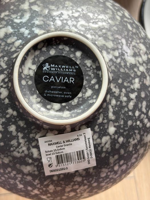 Maxwell & Williams Caviar Granite – komplet 5 miseczek