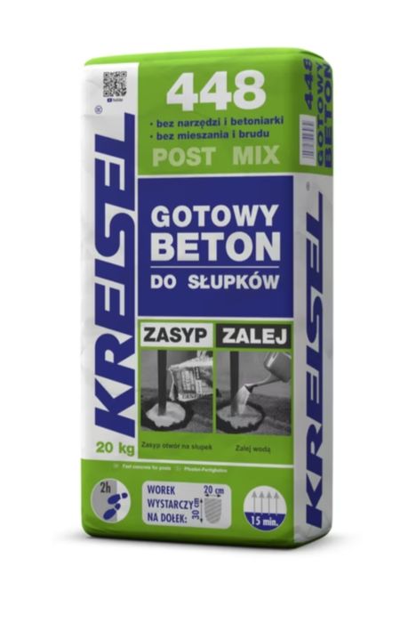 Gotowy beton do słupków 20 kg