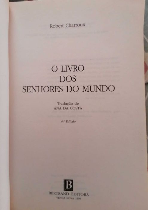 O livro dos senhores do mundo