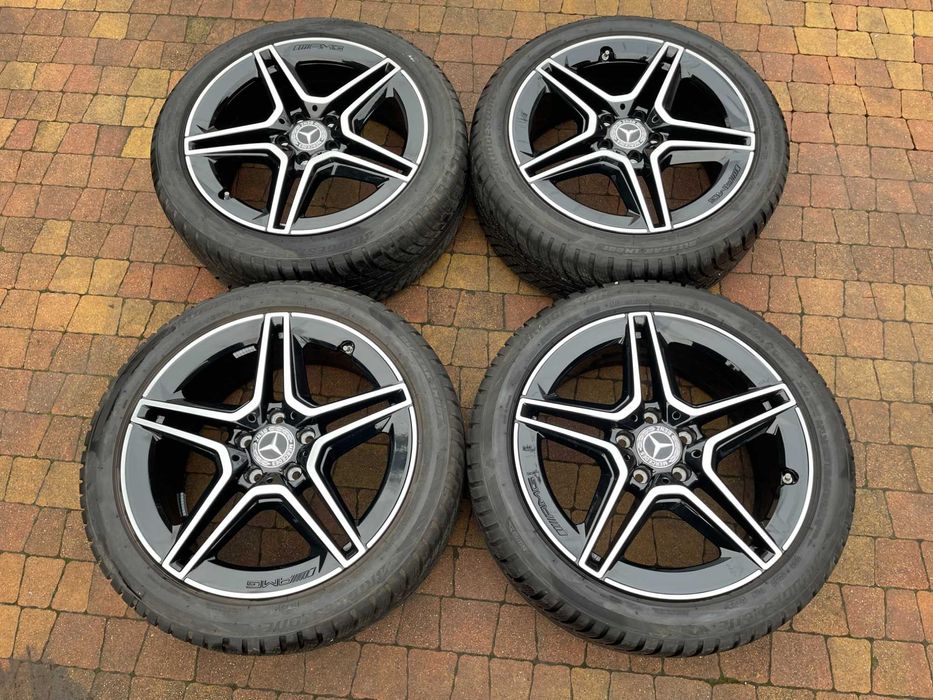 4014. Koła zimowe Mercedes A klasa W177 AMG 5x112 225/45/18 2023r 8mm