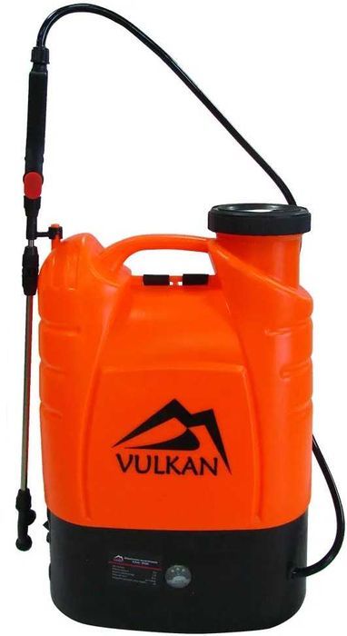 Обприскувач акумуляторний Vulkan 16 л опрыскиватель садовий електричний ранцевий батарейний пульвілізатор розпилювач