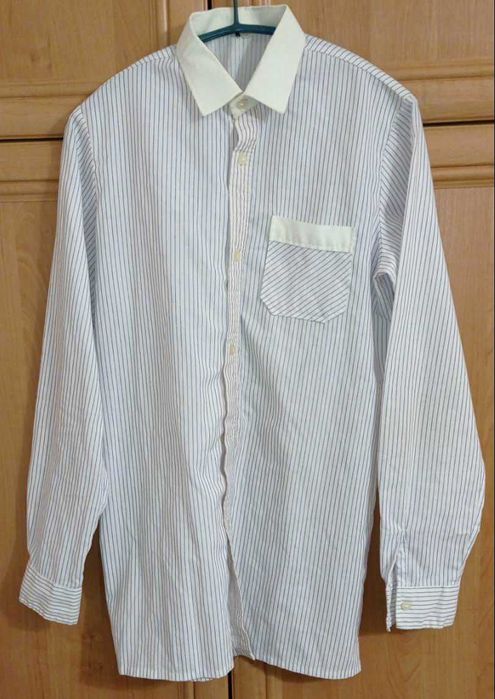 Сорочка чоловіча Gliver з довгим рукавом та кишенями, розмір М