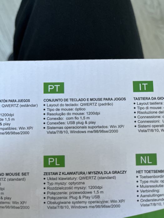 Rato e teclado gaming