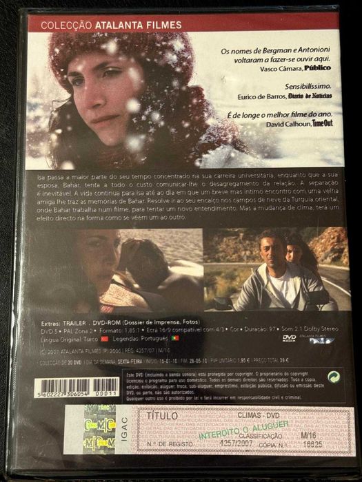 DVD do filme Climas [Novo]