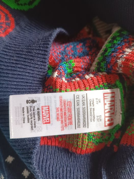 Sweter chłopięcy Marvel