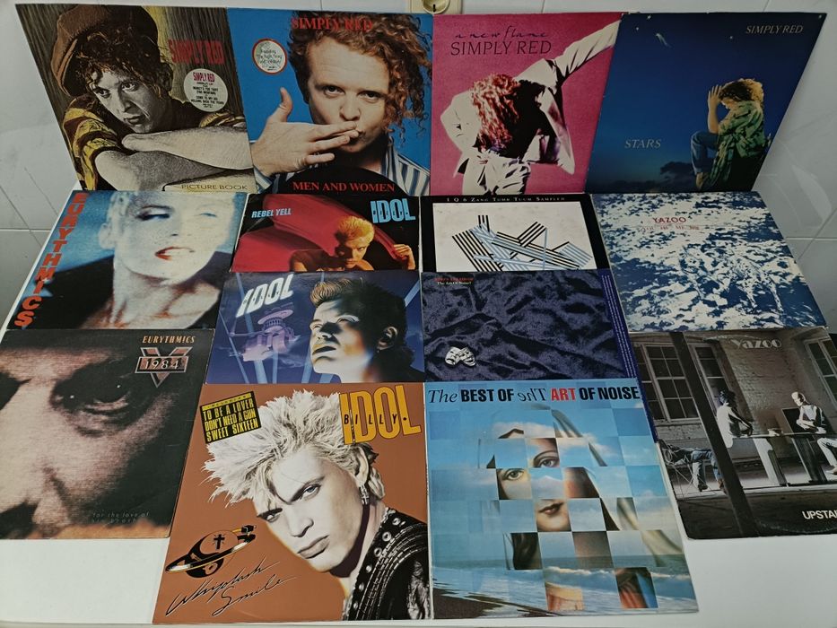 Anos 80: NEW WAVE, SYNTH POP, Neo Romantic, ELECTRO POP outros {vinis}